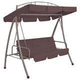 Outdoor Convertible Swing Bench with Canopy