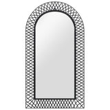 Black Arched Wall Mirror