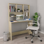 Desk with Shelves 43.3"x 17.7"x 61.8"