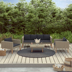 4 Piece Garden Lounge Set