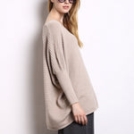 Loose Fit Batwing Sweater