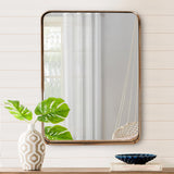 Gold Bathroom Hanging Mirror 22"x 30”