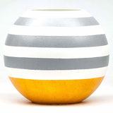 Round Yellow Vase