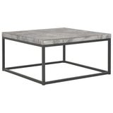 Concrete Look Coffee Table 29.5"x29.5"x15"