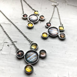 Jupiter Jewelry Gift Set - Galilean Moons Earrings and Necklace