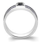 Men's High polished (no plating) Stainless Steel Ring