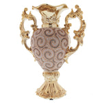 Ambrose Gold Plated Crystal Embellished Ceramic Vase